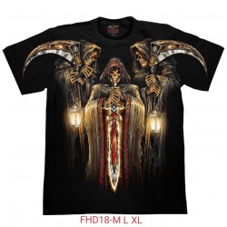 T-Shirt FHD18 – Rock Chang Original – „Skelett mit Schwert“