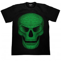 T-Shirt 3D125 –Rock Chang Original –Totenkopf mit Pircinge